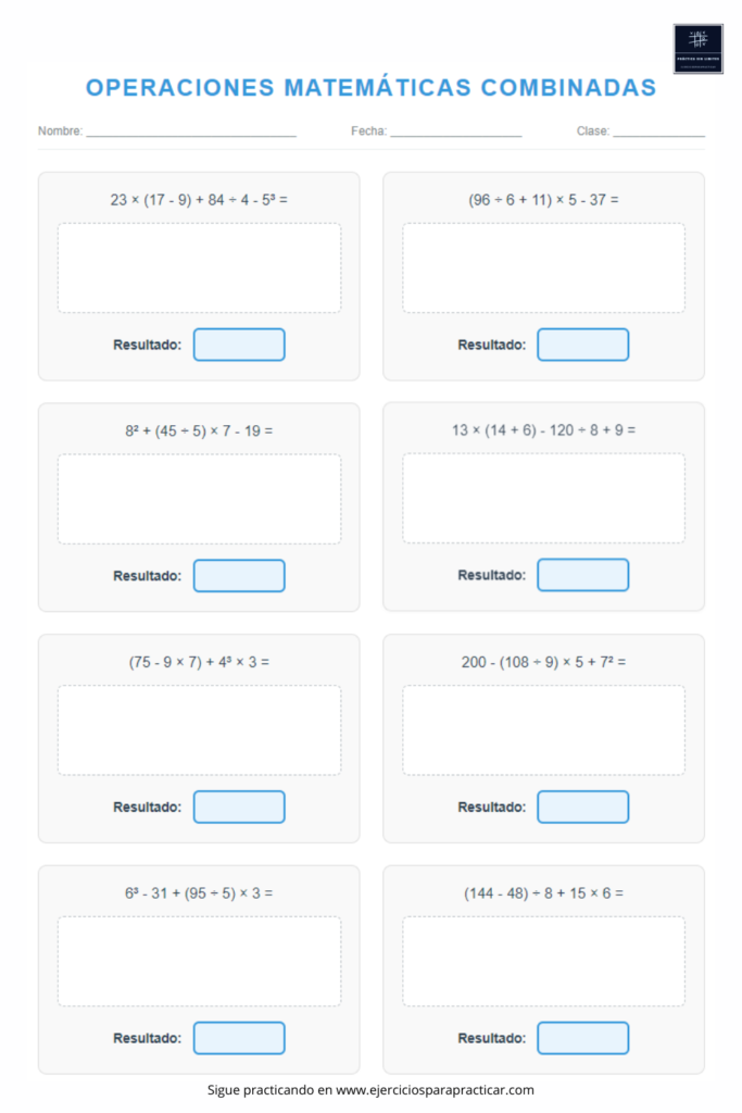 fichas matematicas 6 primaria pdf