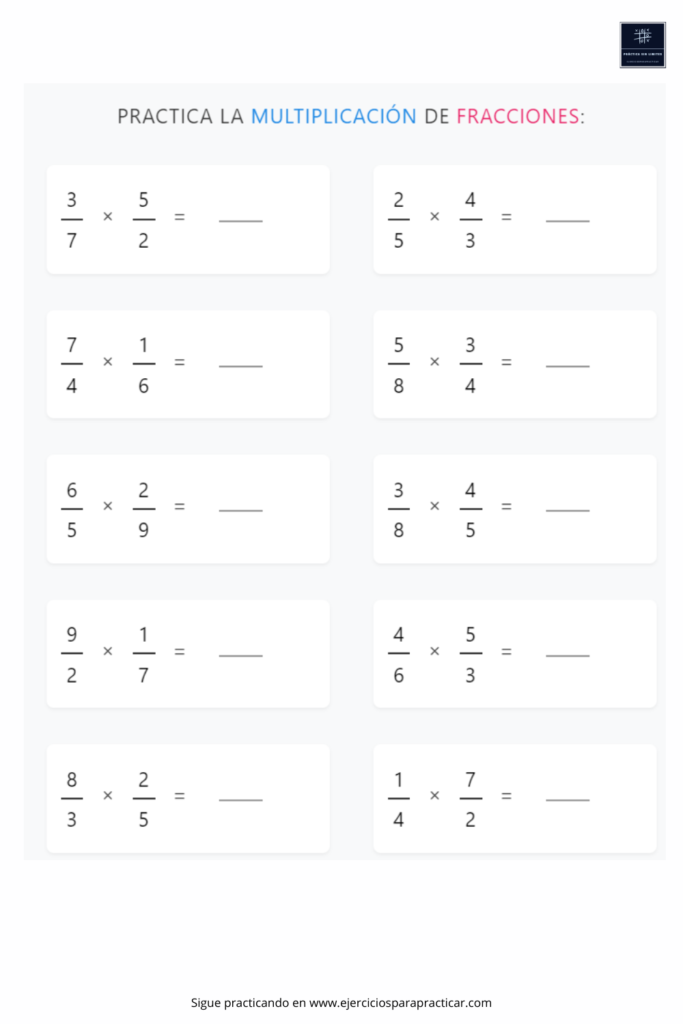 ejercicios fracciones 6 primaria