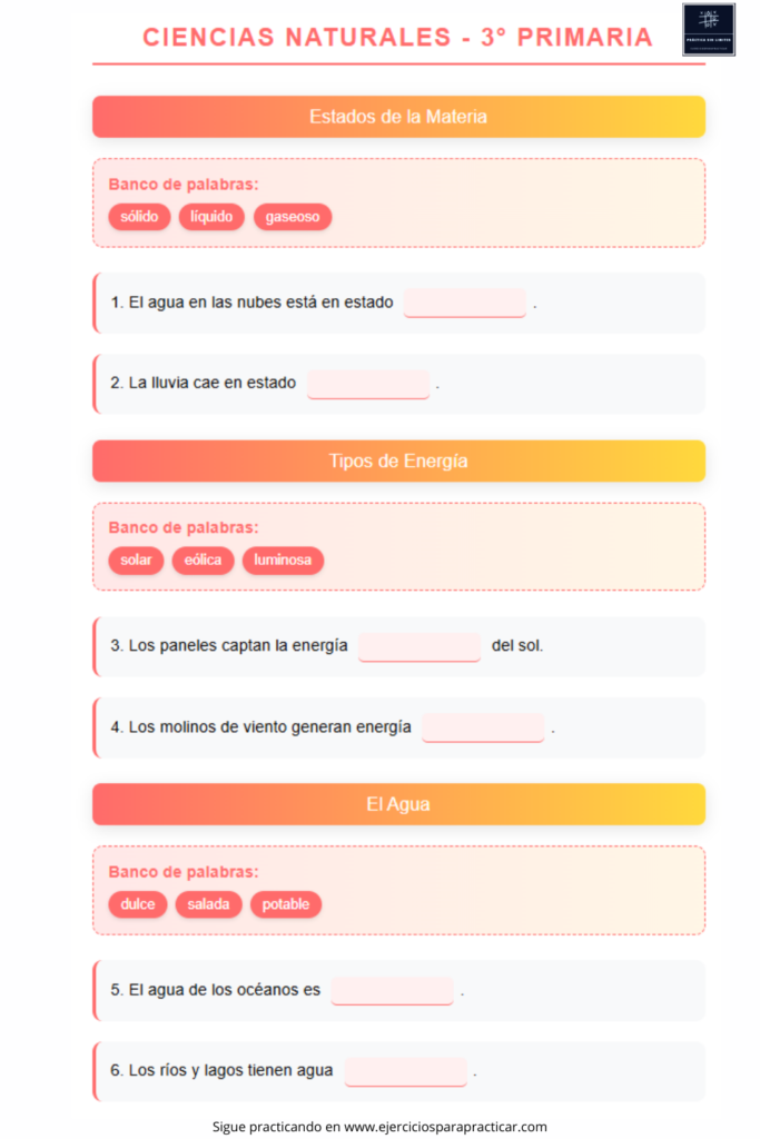 ecosistemas ciencias naturales 3 primaria