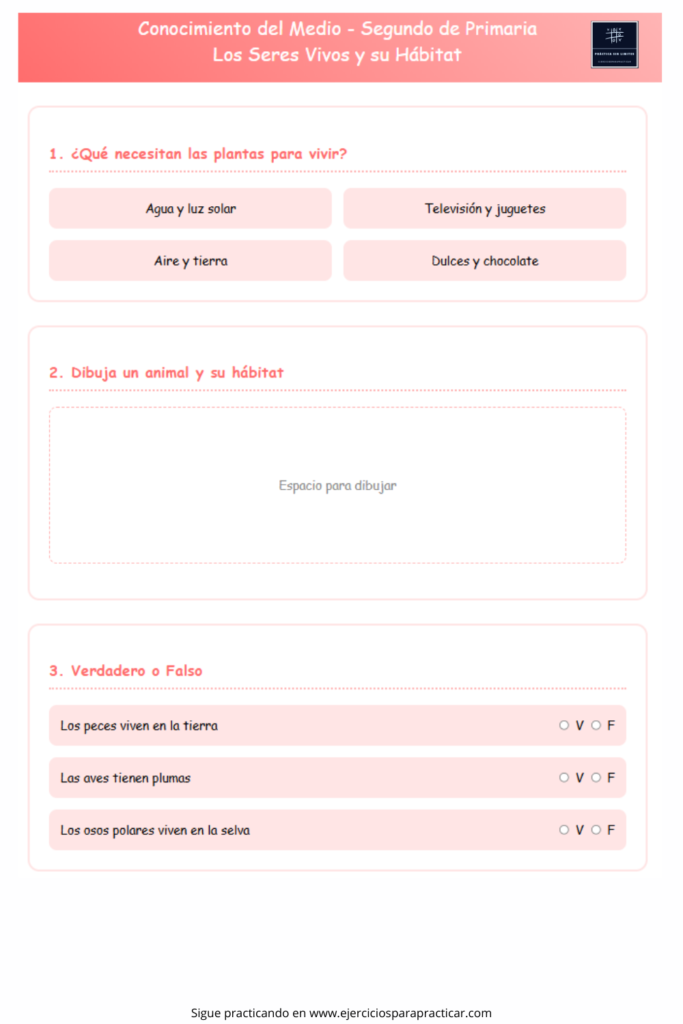 conocimiento del medio 2 primaria