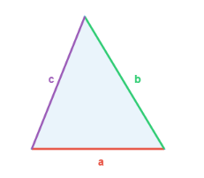 fórmula de Herón triangúlo