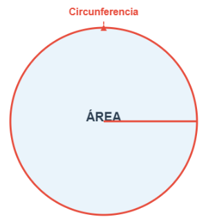 superficie de la circunferencia